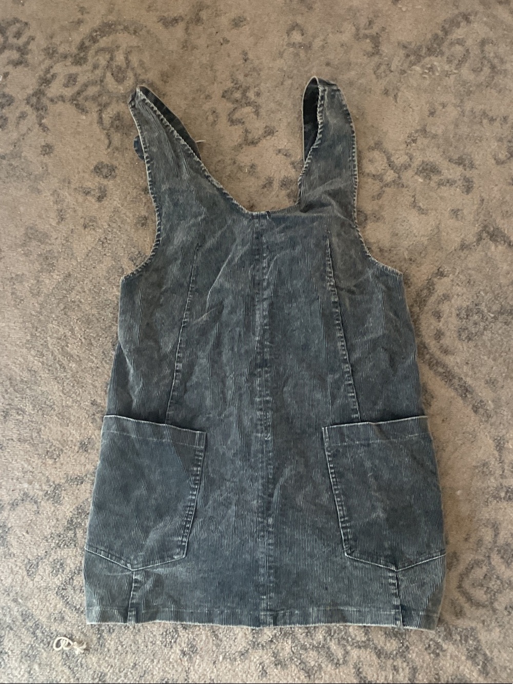 Hem & Thread Snow Wash Corduroy Pinafore Dress